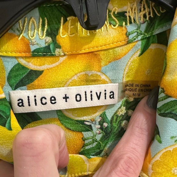 Alice + Olivia Citrus Blouse - Picture 2 of 5